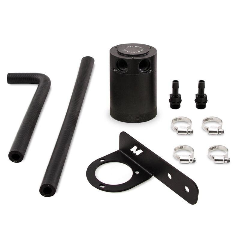 Mishimoto 2016+ Honda Civic 1.5L Turbo Baffled Oil Catch Can Kit - Black (PCV Side) - Saikospeed