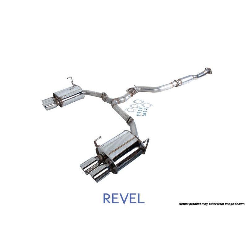 Revel Medallion Touring-S Catback Exhaust - Dual Muffler/ Quad Tip 15-17 Subaru Impreza WRX / Sti - Saikospeed