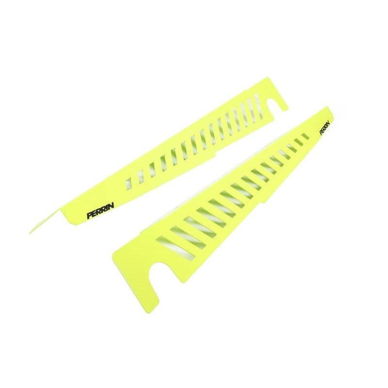 Perrin 22-23 Subaru WRX Fender Shroud Set - Neon Yellow - Saikospeed