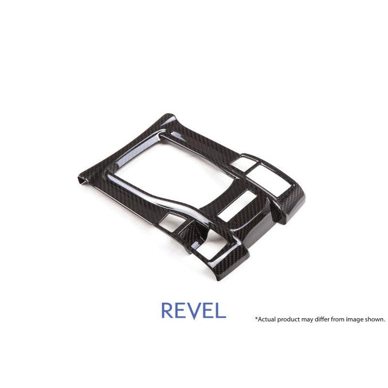Revel GT Dry Carbon Shifter Panel Cover 17-18 Honda Civic Type-R - 1 Piece - Saikospeed