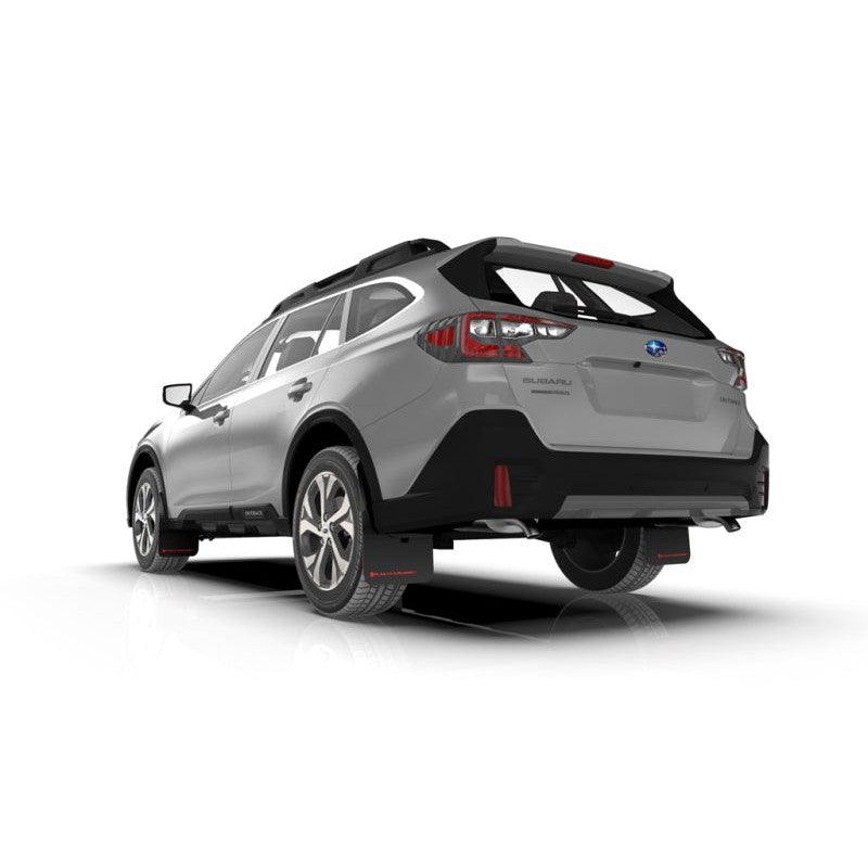 Rally Armor 20-22 Subaru Outback Black UR Mud Flap w/ Grey Logo - Saikospeed