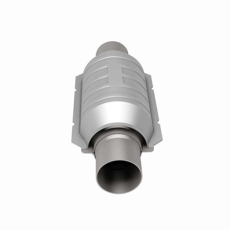 MagnaFlow Conv Univ 2.25in Inlet/Outlet Center/Center Round 9in Body L x 5.125in W x 13in Overall L - Saikospeed