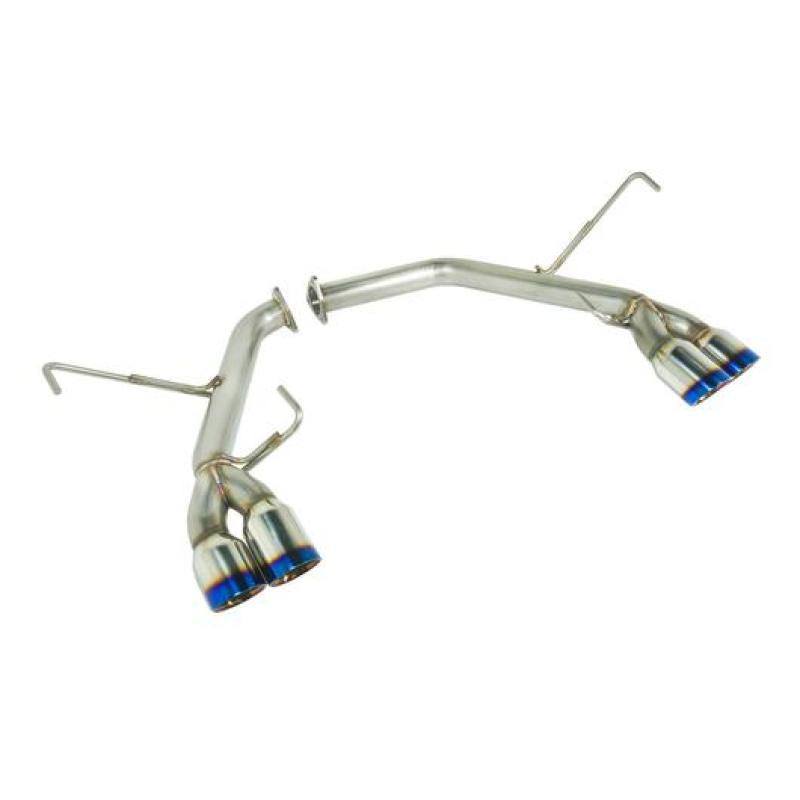 Remark 15-18 Subaru SPT WRX/STI Axle Back Exhaust w/ Burnt Stainless Steel Double Wall Tip - Saikospeed