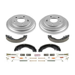 Power Stop 06-11 Honda Civic Coupe Rear Autospecialty Drum Kit - Saikospeed
