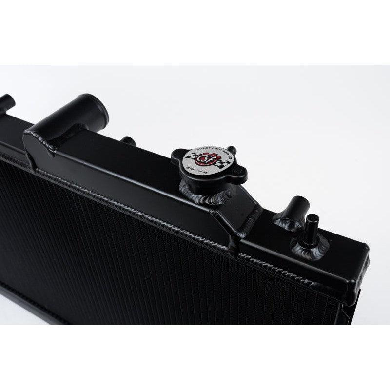 CSF 08-15 Subaru Impreza WRX/STI 1-Row 31mm High-Performance Aluminum Radiator - Black - Saikospeed