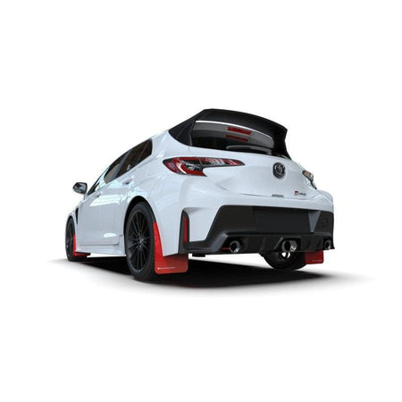 Rally Armor 2023 Toyota GR Corolla Red UR Mud Flap w/ Black Logo - Saikospeed