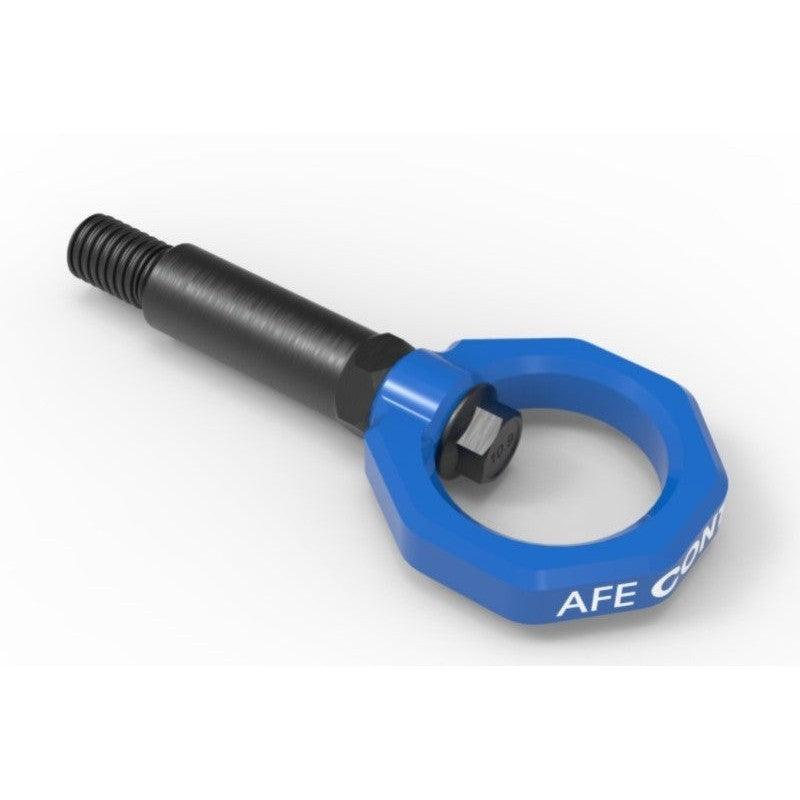 aFe Control Front Tow Hook Blue BMW F-Chassis 2/3/4/M - Saikospeed