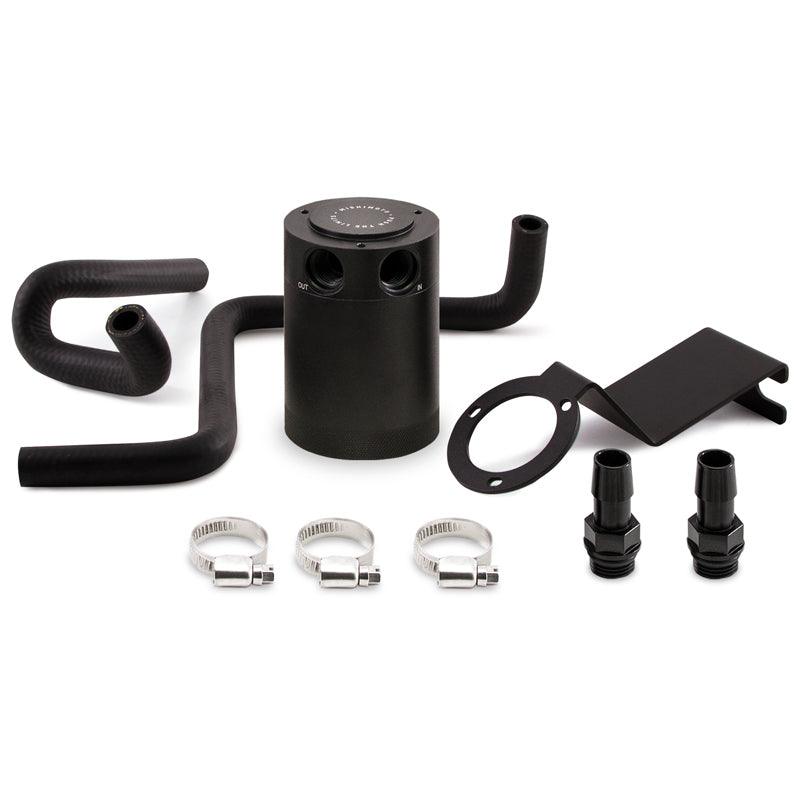 Mishimoto 2013+ Subaru BRZ / 2017+ Toyota 86 / 13-16 Scion FR-S Baffled Oil Catch Can Kit - Black - Saikospeed