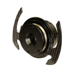 NRG Quick Release Kit Gen 4.0 - Black Body / Black Ring w/ CF Handles