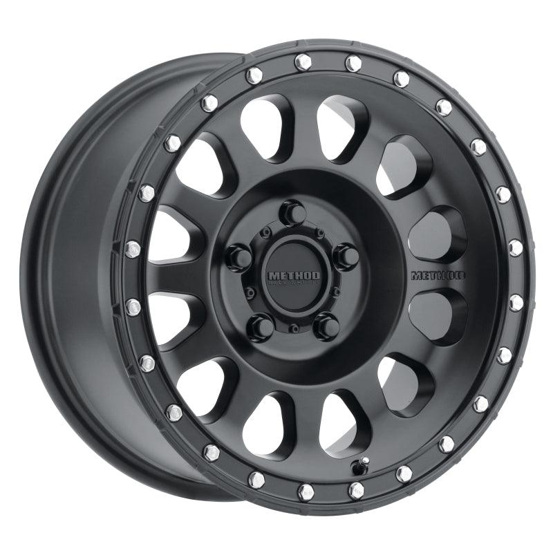 Method MR315 17x8.5 0mm Offset 5x5 71.5mm CB Matte Black Wheel - Saikospeed