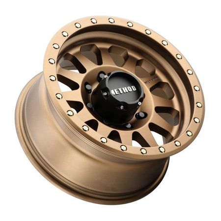 Method MR304 Double Standard 17x8.5 0mm Offset 8x6.5 130.81mm CB Method Bronze Wheel - Saikospeed