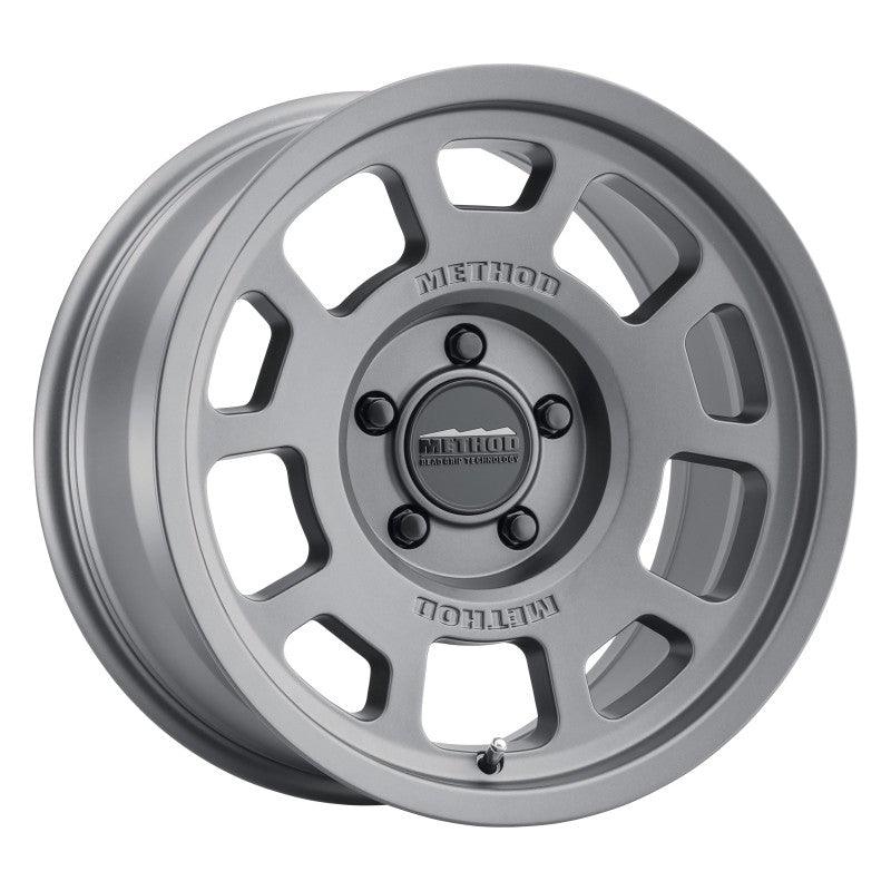 Method MR705 17x8.5 0mm Offset 5x5 71.5mm CB Titanium Wheel - Saikospeed