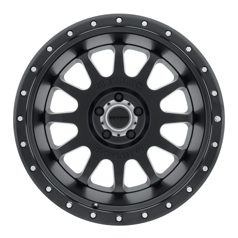 Method MR605 NV 20x10 -24mm Offset 5x5 71.5mm CB Matte Black Wheel - Saikospeed