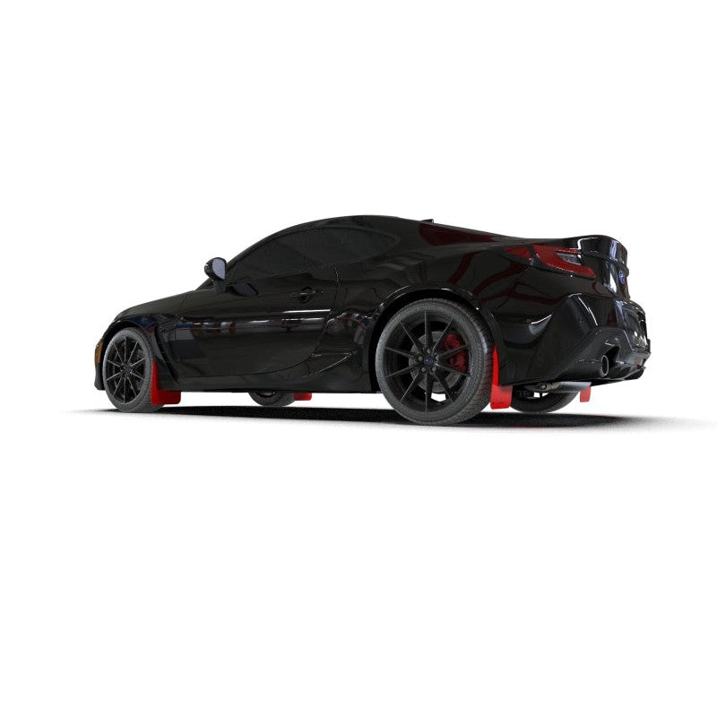 Rally Armor 2022+ Fits Subaru BRZ / 2022+ Fits Toyota GR86 Red UR Mud Flap w/Black Logo