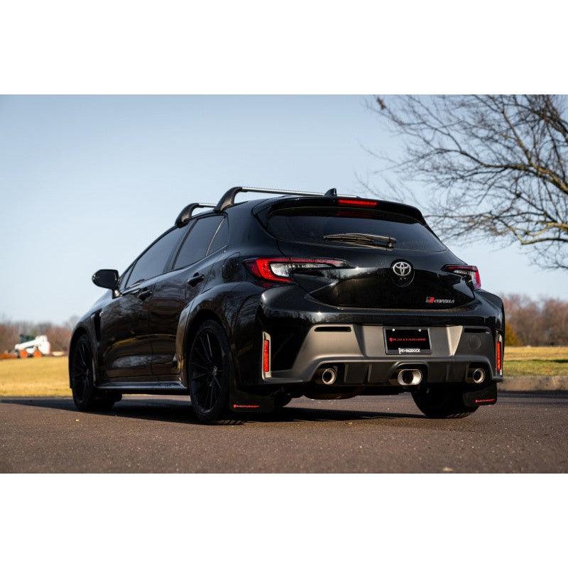 Rally Armor 2023 Toyota GR Corolla Black UR Mud Flap w/ Dark Grey Logo - Saikospeed