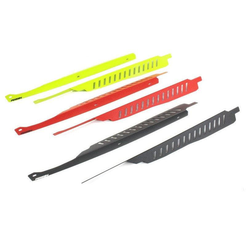 Perrin 11-14 Subaru WRX/STI Fender Shroud Set - Neon Yellow - Saikospeed