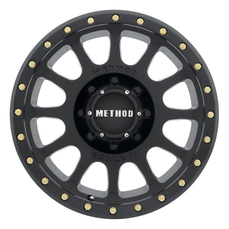 Method MR305 NV 20x10 -18mm Offset 8x6.5 130.81mm CB Matte Black Wheel - Saikospeed