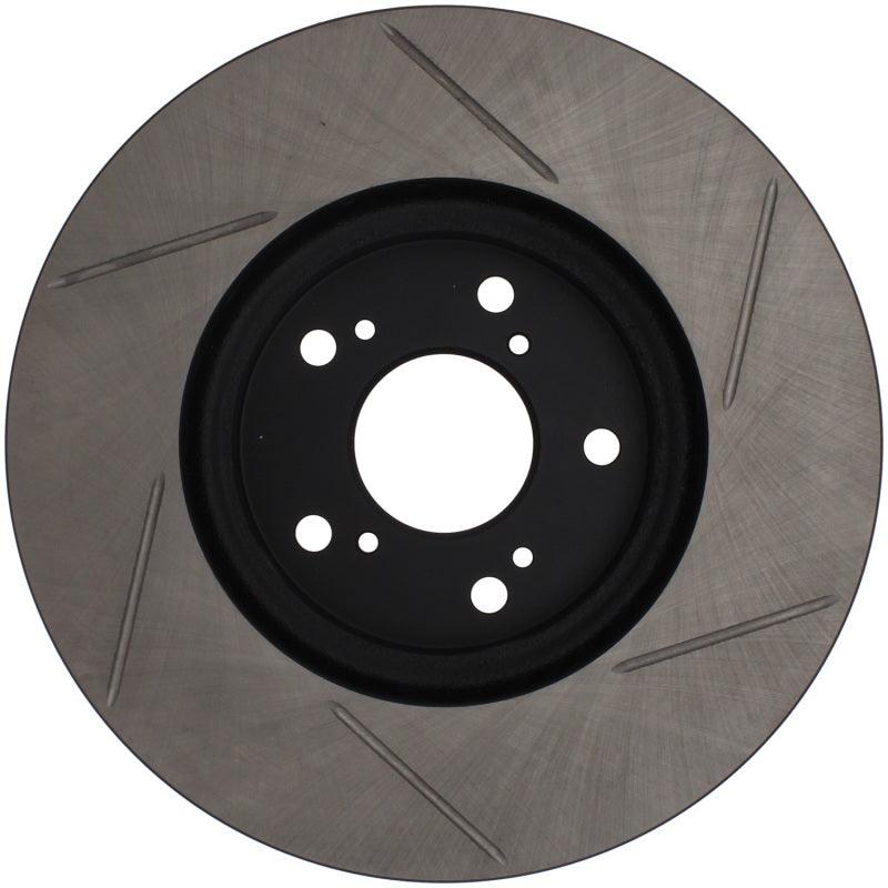 StopTech Power Slot Slotted 99-08 Acura TL (STD Caliper) / 01-03 CL / 04-09 TSX Front Right Rotor - Saikospeed