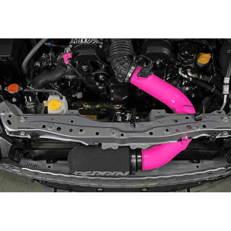Perrin 22-23 Subaru BRZ/GR86 Cold Air Intake - Hyper Pink - Saikospeed