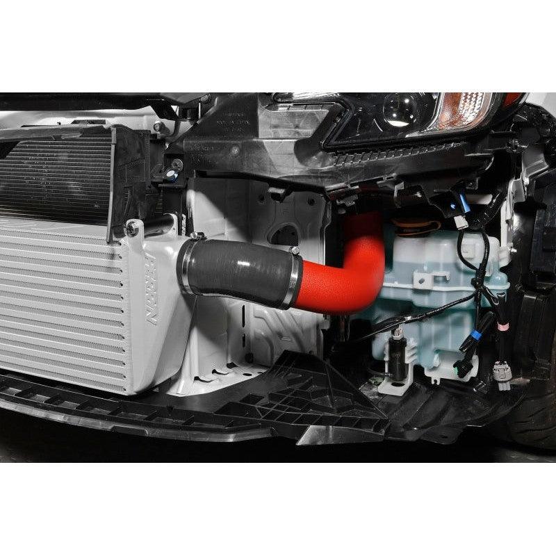 Perrin 22-23 Subaru WRX Front Mount Intercooler Kit (Red Tubes & Silver Core) - Saikospeed