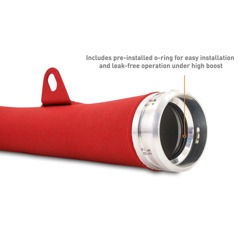 Mishimoto 2022+ Subaru WRX Charge Pipe - Wrinkle Red - Saikospeed
