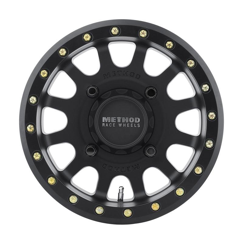 Method MR401 UTV Beadlock 14x7 / 4+3/13mm Offset / 4x156 / 132mm CB Matte Black Wheel - Saikospeed