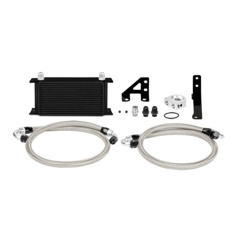 Mishimoto 15 Subaru STI Thermostatic Oil Cooler Kit - Black - Saikospeed