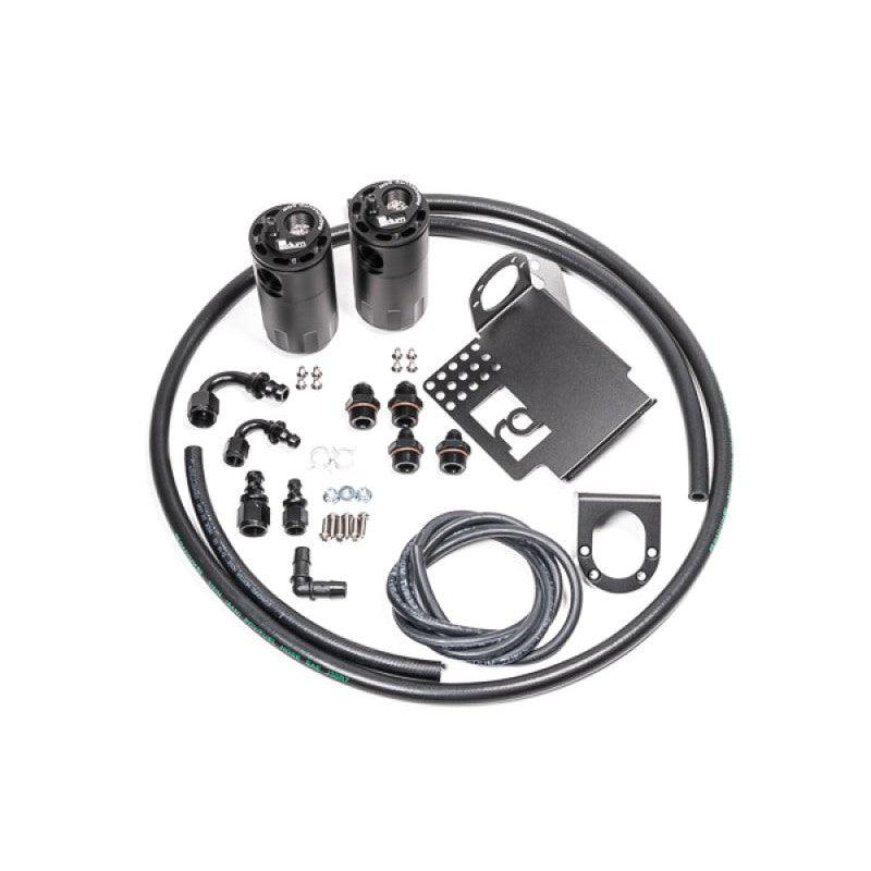 Radium Engineering Dual Catch Can Kit S2000 All RHD and 06-09 LHD Fluid Lock - Saikospeed