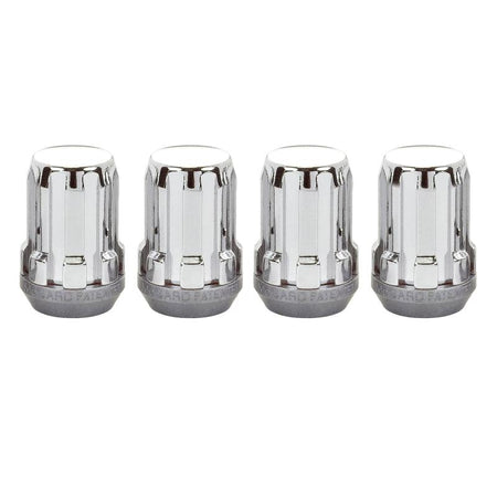 McGard SplineDrive Lug Nut (Cone Seat) M12X1.5 / 1.24in. Length (4-Pack) - Chrome (Req. Tool) - Saikospeed