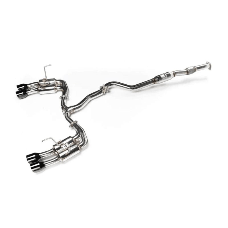 Invidia 2022+ Subaru WRX Gemini Single Layer Quad Black Tip Cat-Back Exhaust - Saikospeed