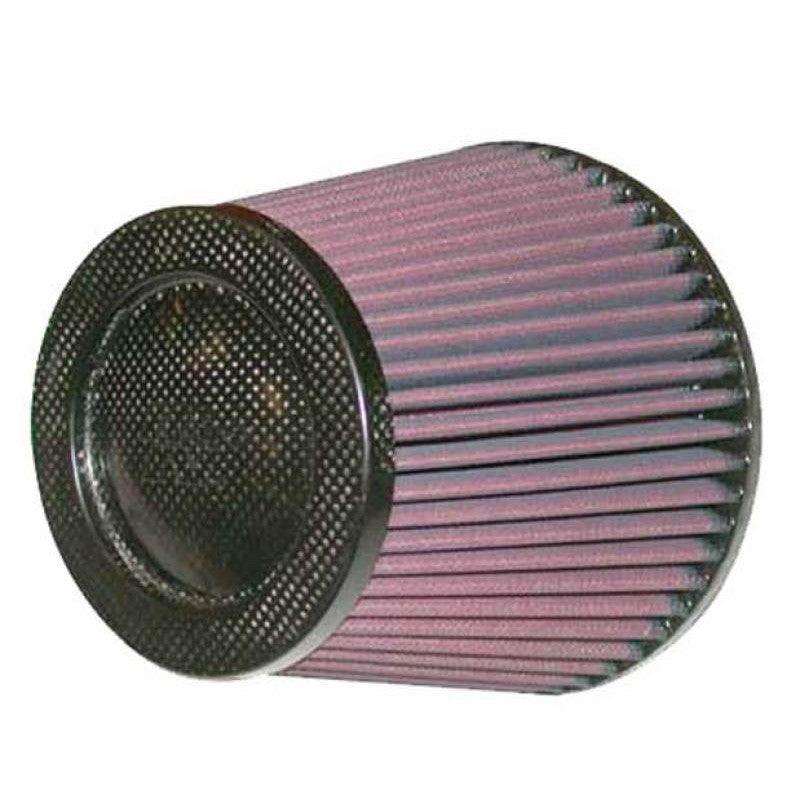 K&N Cone Filter 5in ID 6.5in base 4.5in top 5.625in height carbon fiber look - Saikospeed
