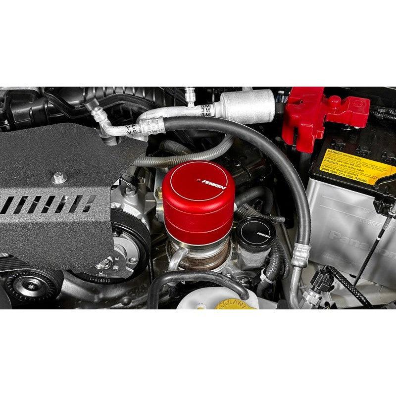 Perrin 2015+ Subaru WRX/STI Oil Filter Cover - Red - Saikospeed