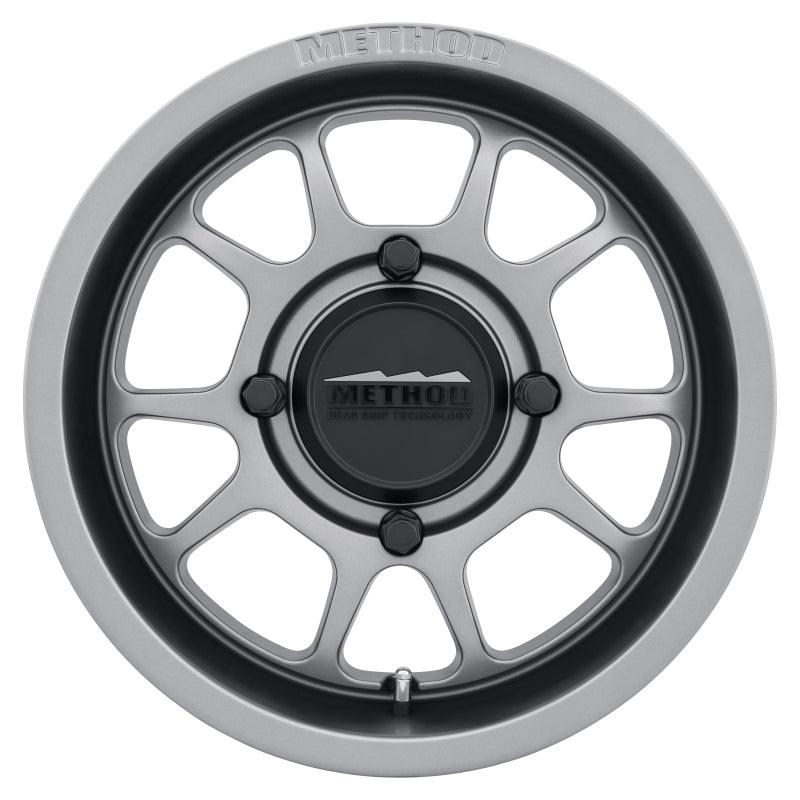 Method MR409 Bead Grip 15x7 / 5+2/38mm Offset / 4x156 / 132mm CB Steel Grey Wheel - Saikospeed