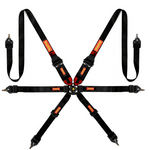 Momo Int. Camlock 6pt Clip In Restraint-Black - Saikospeed