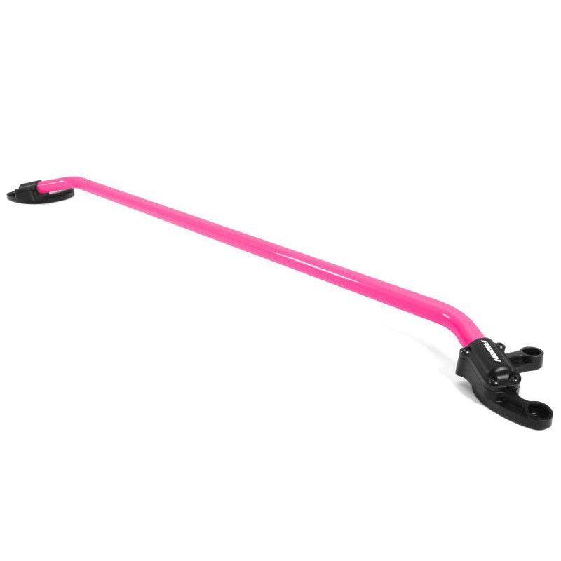 Perrin 2022 Subaru WRX Strut Brace w/ Billet Feet - Hyper Pink - Saikospeed