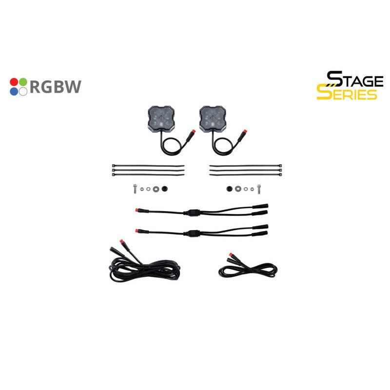 Diode Dynamics Stage Series RGBW LED Rock Light (Add-on 2-pack)