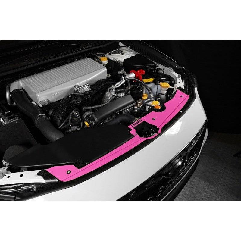 Perrin 22-23 Subaru WRX Radiator Shroud - Hyper Pink - Saikospeed