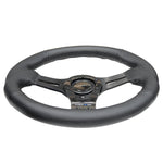 NRG Reinforced Steering Wheel (320mm) w/Carbon Center Spoke