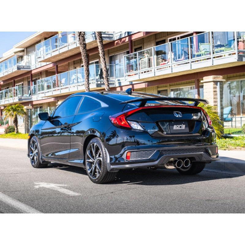 Borla 17-19 Honda Civic SI 1.5L Turbo MT S-Type 2.75in Cat-Back Exhaust - Saikospeed
