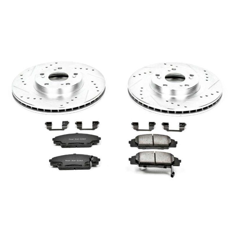 Power Stop 02-06 Acura RSX Front Z23 Evolution Sport Brake Kit - Saikospeed