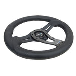 NRG Reinforced Steering Wheel (320mm) w/Carbon Center Spoke