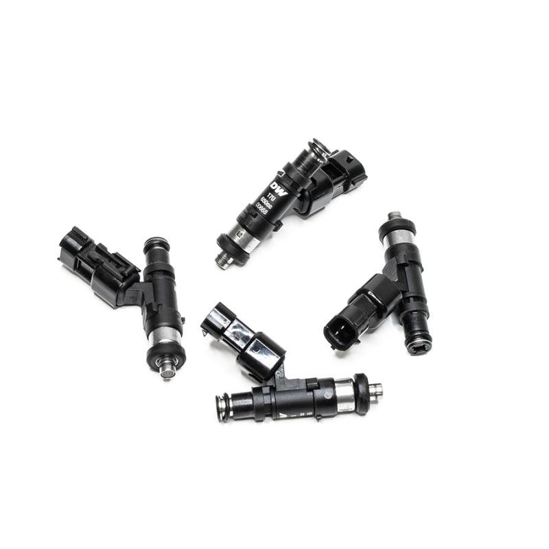 DeatschWerks 02-14 WRX / 07-15 STi / 07-12 LGT EJ20/EJ25 650cc Top Feed Injectors - Set of 4 - Saikospeed
