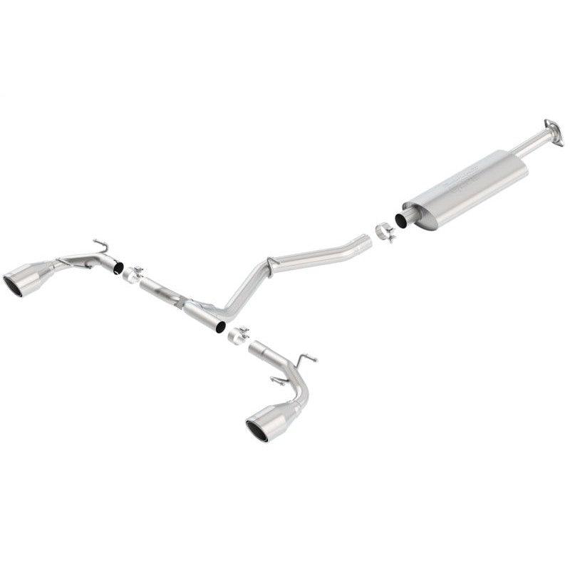 Borla 13-15 Scion FR-S 2.0L 4cyl 6spd / 13 Subaru BRZ 2.0L 4cyl 6spd SS Catback Exhaust - Saikospeed