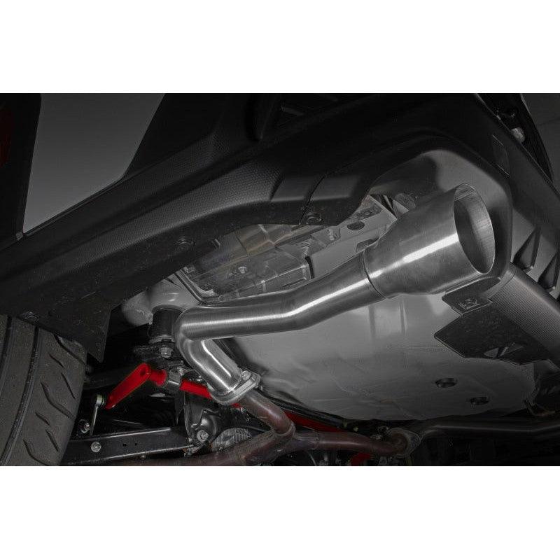 Perrin 22-23 Subaru WRX Dual Single Tip 304SS Axle Back Exhaust - Saikospeed