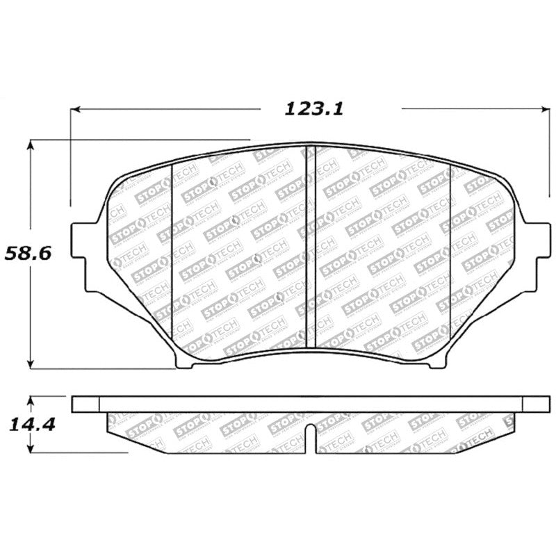 StopTech Performance 06-08 Mazda Miata MX-5 Front Brake Pads