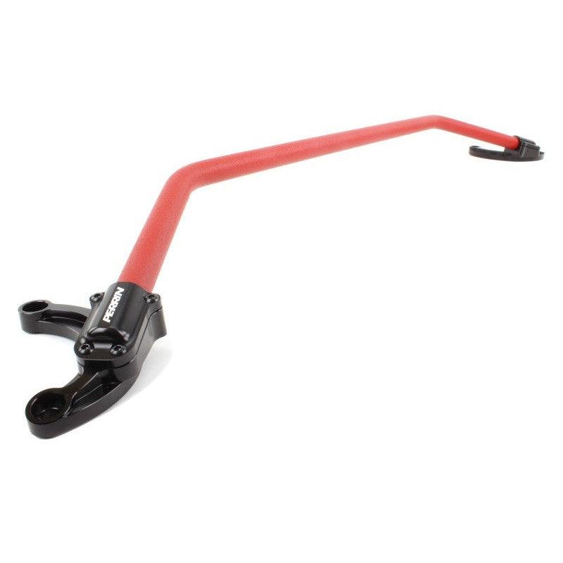 Perrin 02-07 Subaru Impreza (WRX/STi/RS/2.5i) / 04-08 Forester Front Strut Brace - Red - Saikospeed