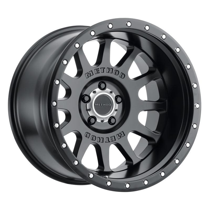 Method MR605 NV 20x10 -24mm Offset 5x5 71.5mm CB Matte Black Wheel - Saikospeed