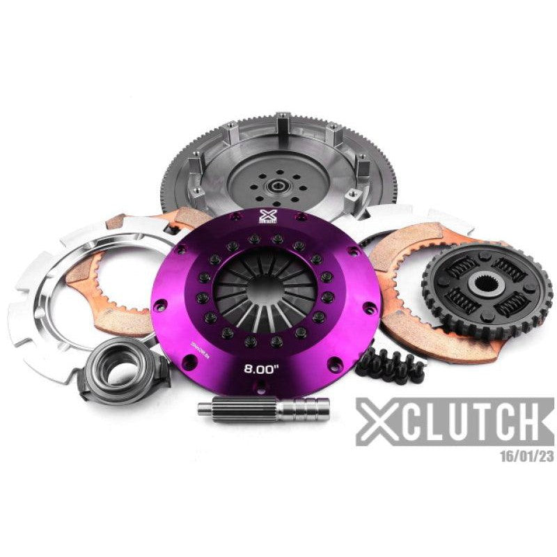 XClutch 15-17 Subaru WRX Base 2.0L 8in Twin Sprung Ceramic Clutch Kit - Saikospeed