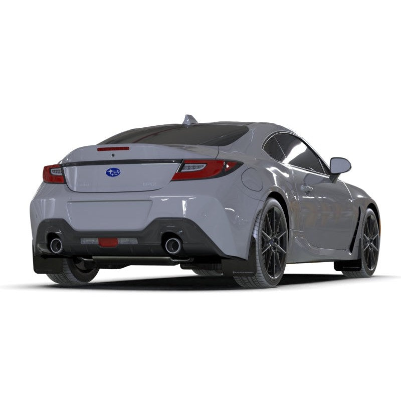 Rally Armor 2022+ Subaru BRZ / 2022+ Toyota GR86 Black UR Mud Flap w/ Dark Grey Logo