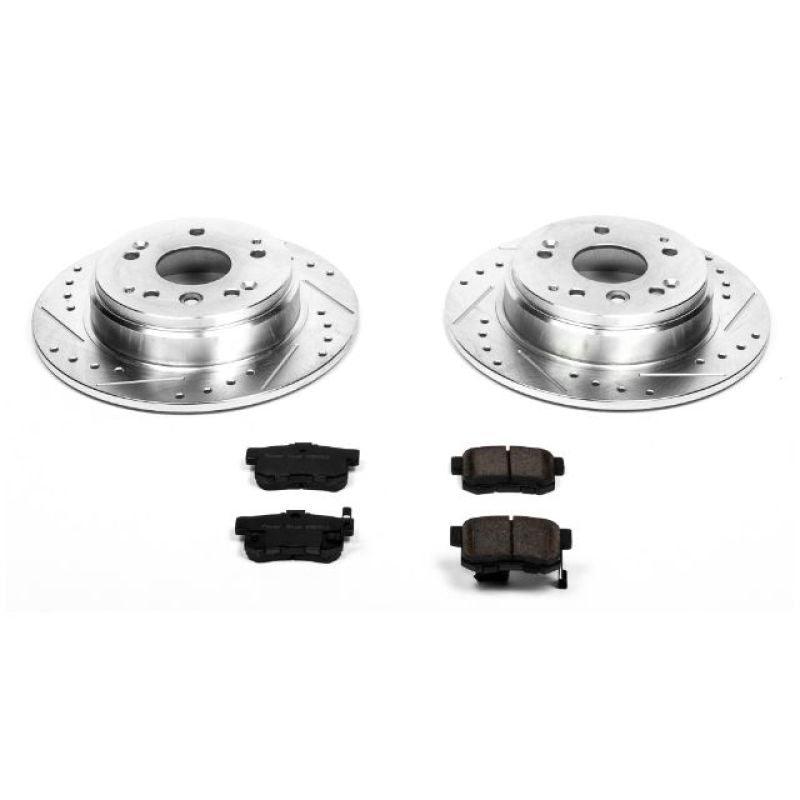 Power Stop 04-08 Acura TL Rear Z23 Evolution Sport Brake Kit - Saikospeed